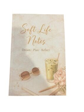 Soft Life Notebook and Lined Journal (Paperback)